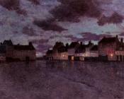 弗里茨 陶洛 : Marketplace In France, After A Rainstorm